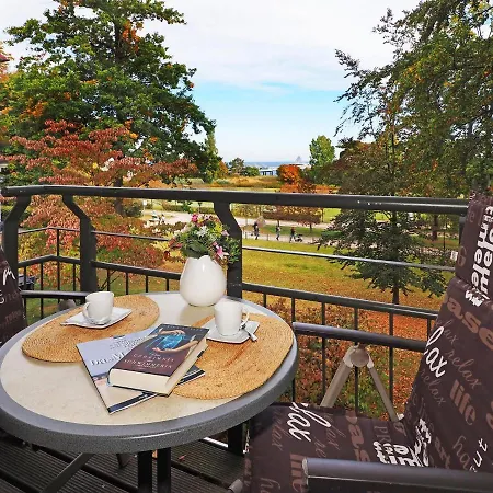 Kaiservillen Heringsdorf - Ferienwohnung Mit 1 Schlafzimmer Und Balkon Dr4 Exterior foto