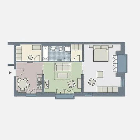 Kaiservillen Heringsdorf - Ferienwohnung Mit 1 Schlafzimmer Und Balkon Dr4 Exterior foto